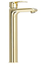 Umývadlová batéria REA BLOOM - zlatá, vysoká – Obrázok 3