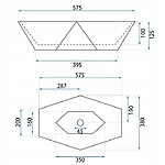 Umývadlo na dosku BASARO EURUS – Obrázok 5