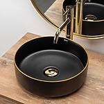 Umývadlo na dosku Rea Sami BLACK MAT – Obrázok 4