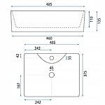 Umývadlo na dosku Basaro Ceres – Obrázok 4