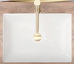 Umývadlo na dosku REA INGA - biele – Obrázok 5