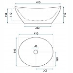 Umývadlo na dosku Basaro Hera – Obrázok 4