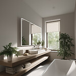 Nimco Bílé LED zrcadlo 1000x700 se dvěma dotykovými senzory – Obrázok 2