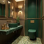 Umývadlo na dosku DUO Matcha Matt – Obrázok 3