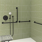 Nimco Černé nerezové madlo rovné 500 mm – Obrázok 4