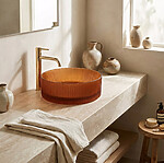 Umývadlo na dosku Rea Suri Brown – Obrázok 3