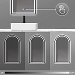 Zrkadlo LED 60x100cm DASH BLACK – Obrázok 4