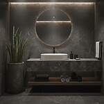 Umývadlo na dosku REA Nadia 60 Sandy – Obrázok 6