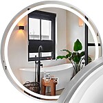 Zrkadlo LED 50cm MMJ BRUSH SILVER