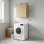 skrinka nad pračku PRO do 600x700x300 dvoj-dverová – Obrázok 6