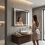 zrkadlo ELEMENT 12 do 800x700x40 LED – Obrázok 3