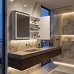 zrkadlo PRO do 1000 LED dvoj-dverové – Obrázok 4