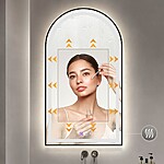 Zrkadlo LED 60x100cm DASH BLACK – Obrázok 6