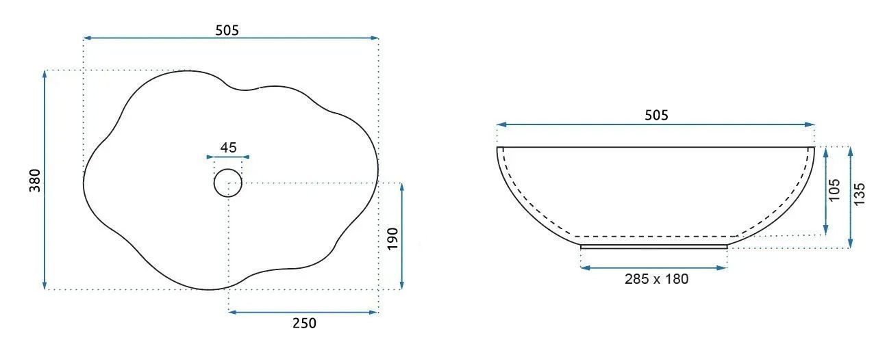 ff5167f728ba2fffc2f766b3d731f43e Umývadlo na dosku REA Pearl Saturn – Obrázok 1