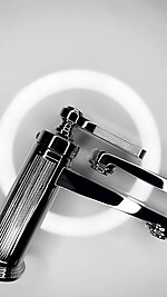 Umývadlová batéria REA Monaco - Chrome, Nízka – Obrázok 13