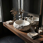 Umývadlo na dosku Mika Ivory – Obrázok 3