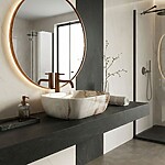 Umývadlo na dosku Rea Belinda Marrone Shiny – Obrázok 6