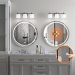 Zrkadlo LED 90cm MMJ BRUSH SILVER – Obrázok 5