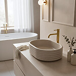 Umývadlo na dosku Nicoletta Beige – Obrázok 3