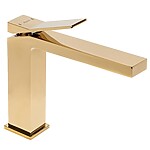 Umývadlová batéria REA DUET - zlato, nízka – Obrázok 5