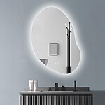 Zrkadlo LED 80x60cm CLOUD C – Obrázok 11