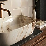 Umývadlo na dosku Rea Belinda Marrone Shiny – Obrázok 4