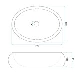 Umývadlo na dosku Mika Ivory – Obrázok 8