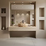 Umývadlo na dosku Mika Light  Terracotta – Obrázok 9