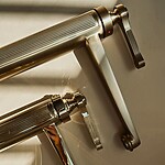 Umývadlová batéria REA Monaco - Gold Brush, vysoká – Obrázok 8