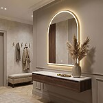 Zrkadlo LED 60x100cm DART GOLD – Obrázok 6