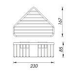 Nimco Černá drátěná police – Obrázok 2