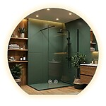 Zrkadlo LED 70cm Fabio