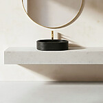 Umývadlo na dosku Nicoletta Black – Obrázok 5