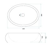 Umývadlo na dosku Mika Terracotta – Obrázok 9