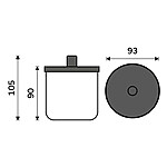 Nimco Dóza na kosmetické tampóny – Obrázok 4