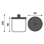 Nimco Dóza na kosmetické tampóny – Obrázok 3