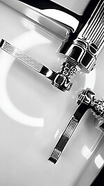 Umývadlová batéria REA Monaco - Chrome, Nízka – Obrázok 12