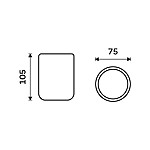 Nimco Pohárek na kartáčky – Obrázok 3