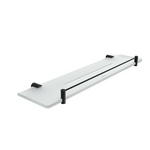 Nimco Černá police IXI s ohrádkou, 50 cm