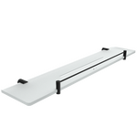 Nimco Černá police IXI s ohrádkou, 60 cm