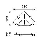 Nimco Rohová police s ohrádkou IXI – Obrázok 2