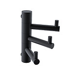 Nimco Černý trojitý otočný háček