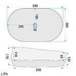 Umývadlo na dosku Zoe Venice – Obrázok 7